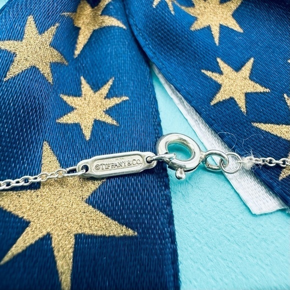 Tiffany & Co. Filigree Heart Lock Key Charm Necklace 18” with Packaging - Picture 6 of 9